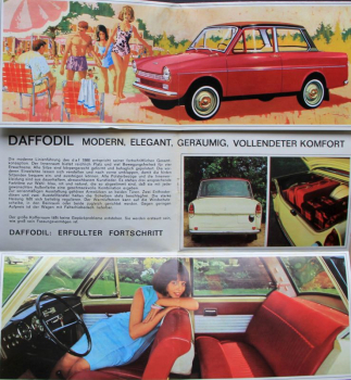 Daffodil Modelprogram 1966 Carbrochure (6813)